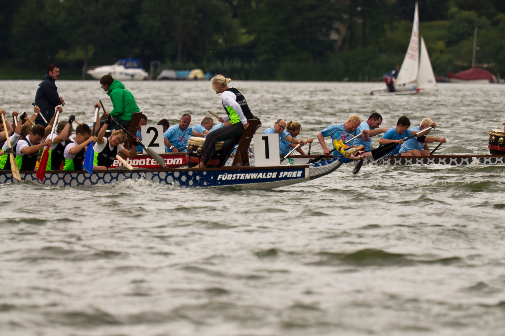 Drachenbootrennen auf dem Schwielochsee (1)