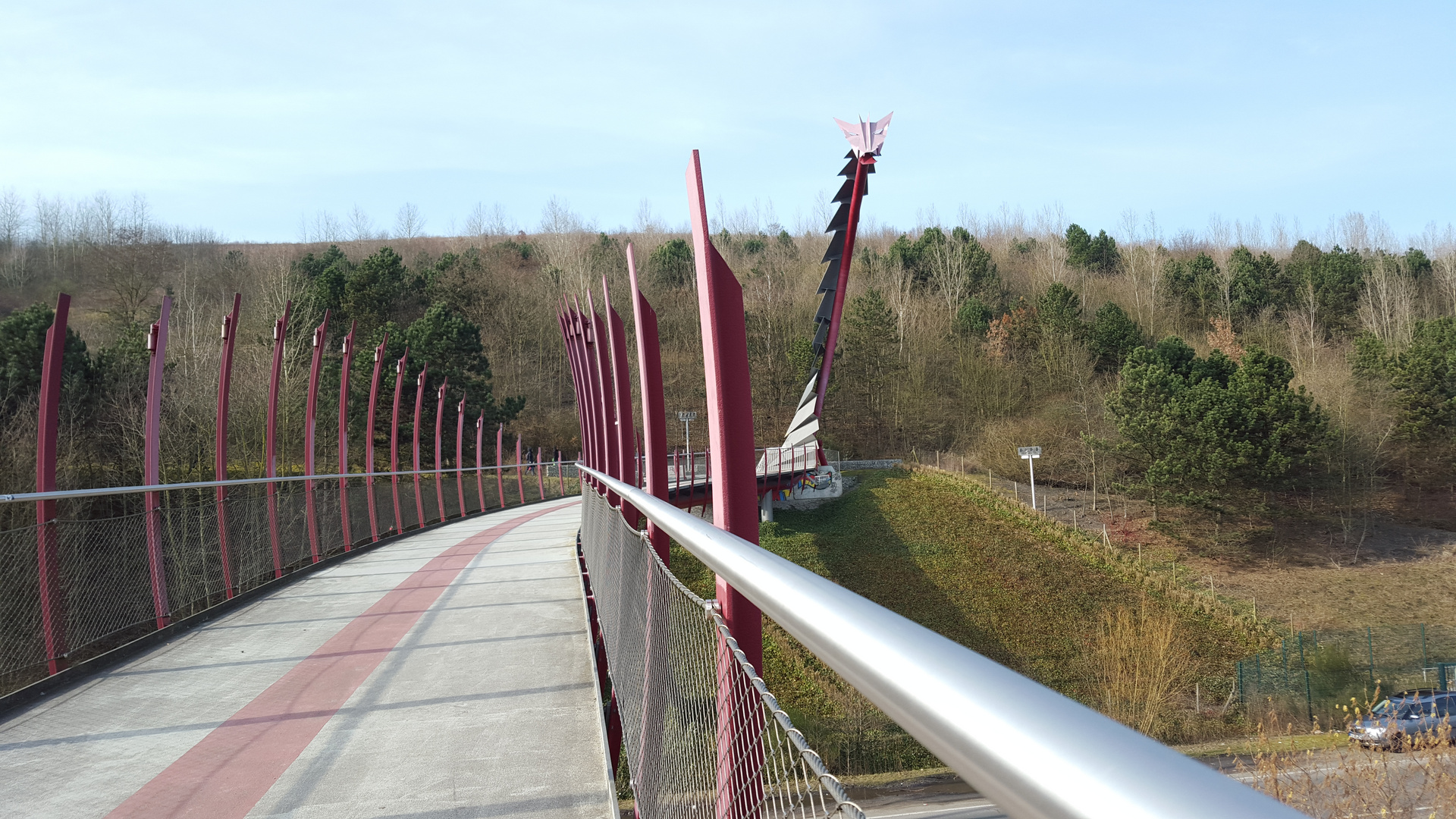 Drachenbrücke Halde Hoheward