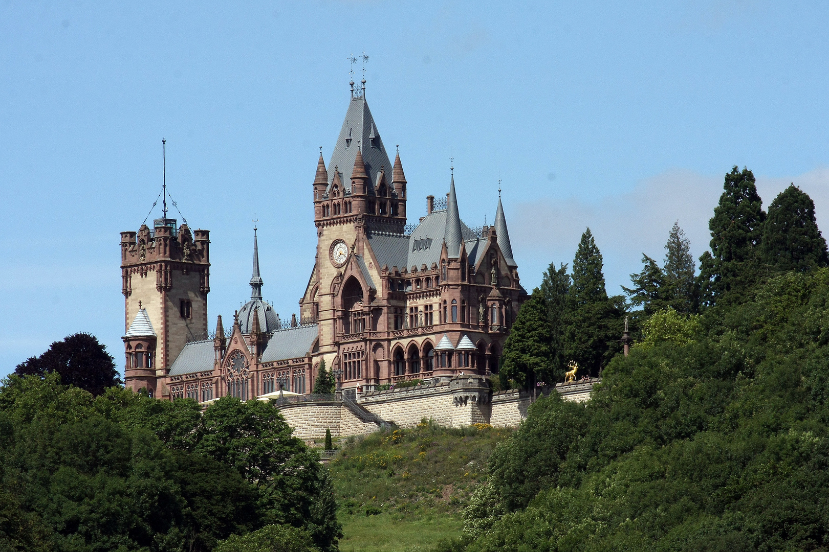 " Drachenburg " bei Bonn, Rhein-Fahrradtour 23