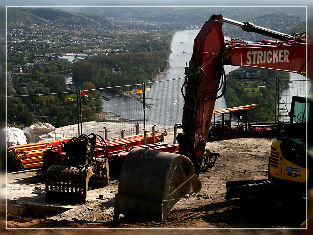 Drachenfels-Baustelle