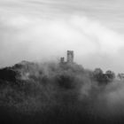 Drachenfels bei Königswinter im Winternebel