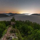 Drachenfels bei Nacht