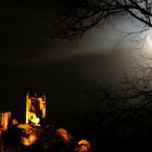 Drachenfels im Mondlicht