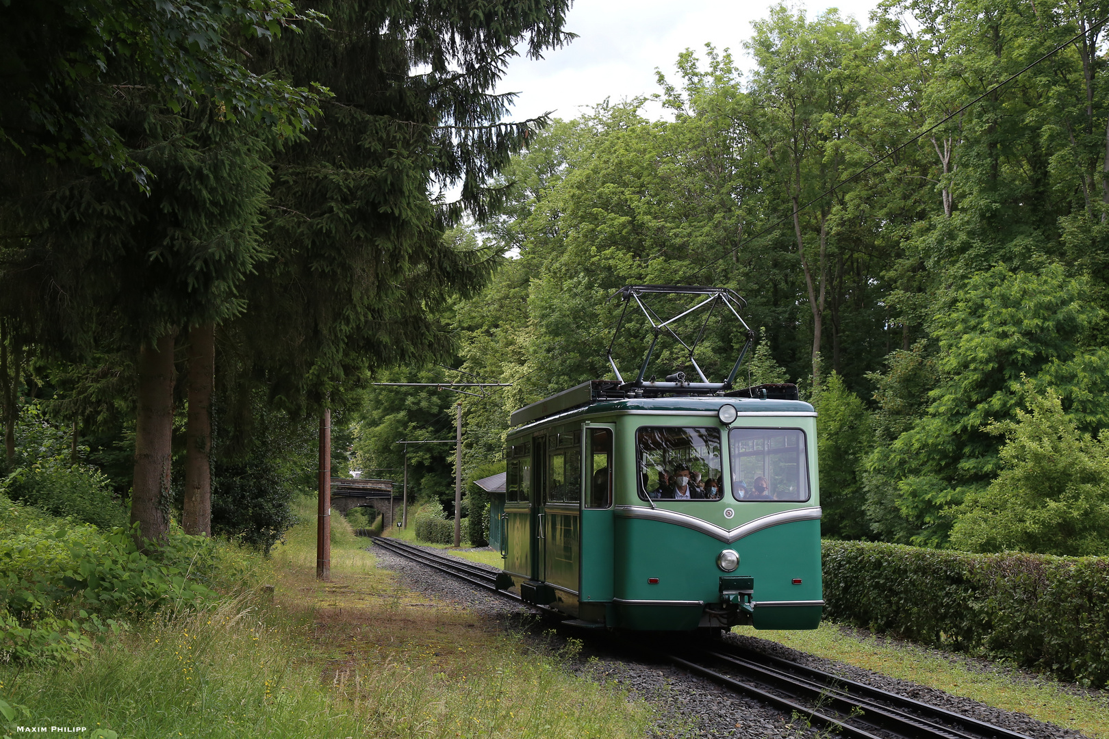 Drachenfelsbahn ET 2 - Höhe ehemaliger Ausweiche