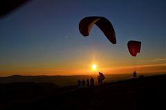 Drachenflieger in der Rhön