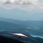 Drachenflieger von Gerlitzen mit Wörthersee unten