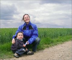 Drachensteigen mit Tante "Gine"