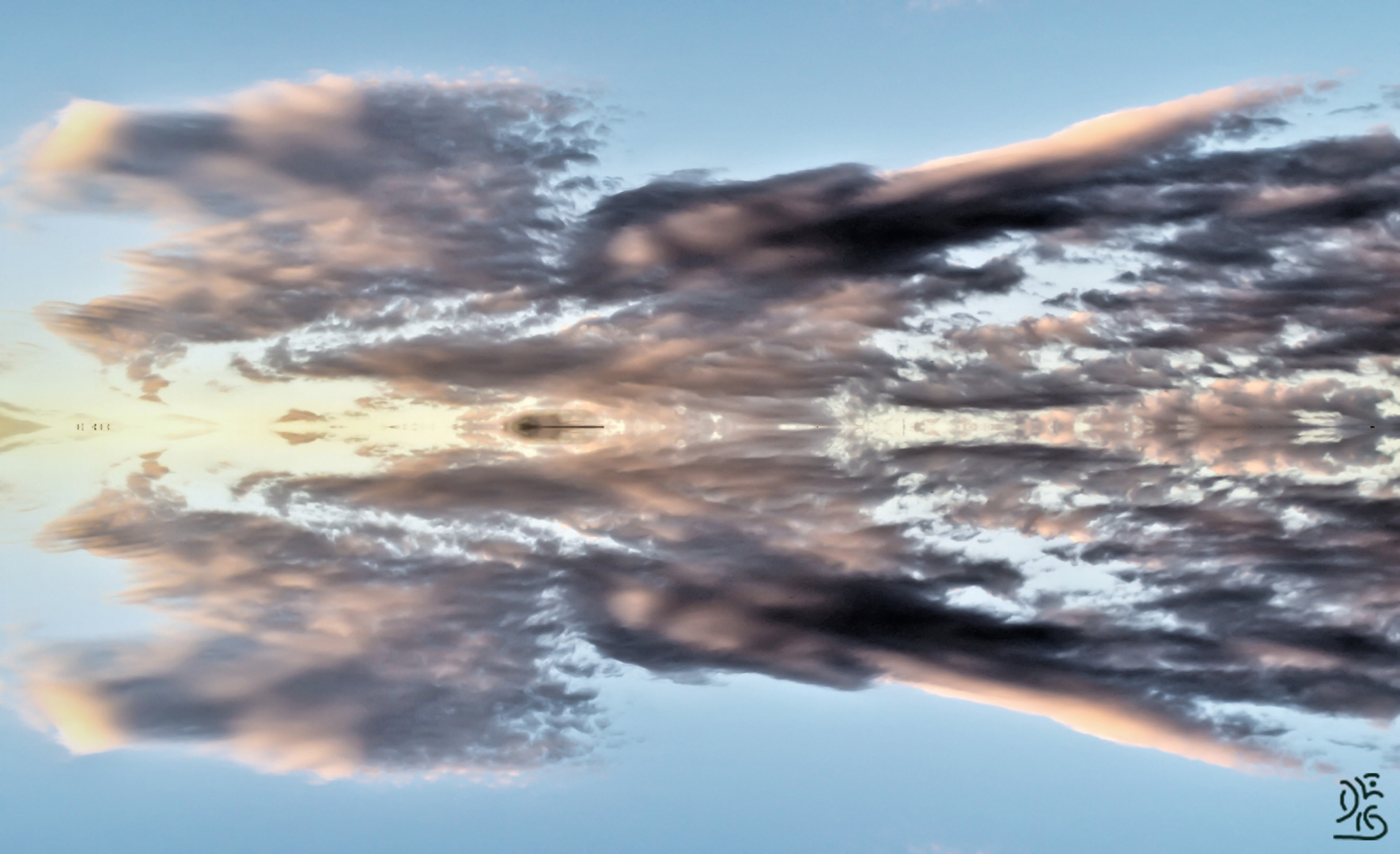 Drachenwolkenspiegelung