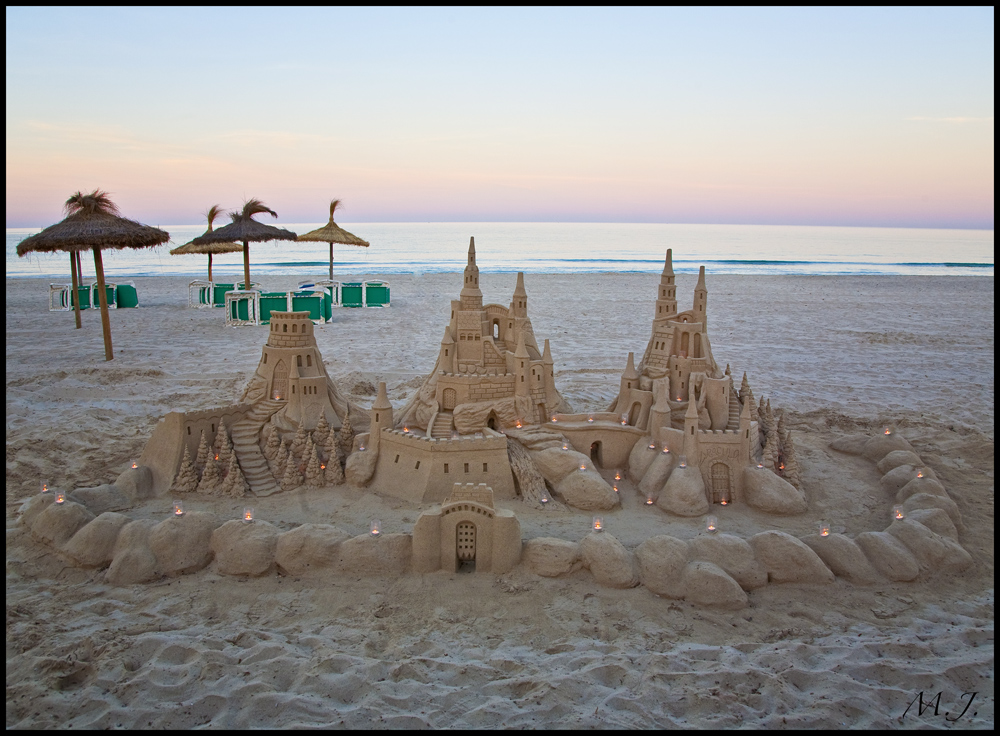 Draculas Schloß am Strand