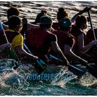 Dragon boat training