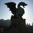 Dragón sobre el río Ljubljana