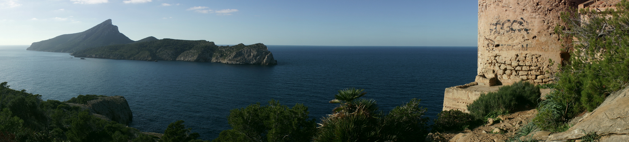 Dragonera vom Torre de Cala en Basset aus / Sant Elm