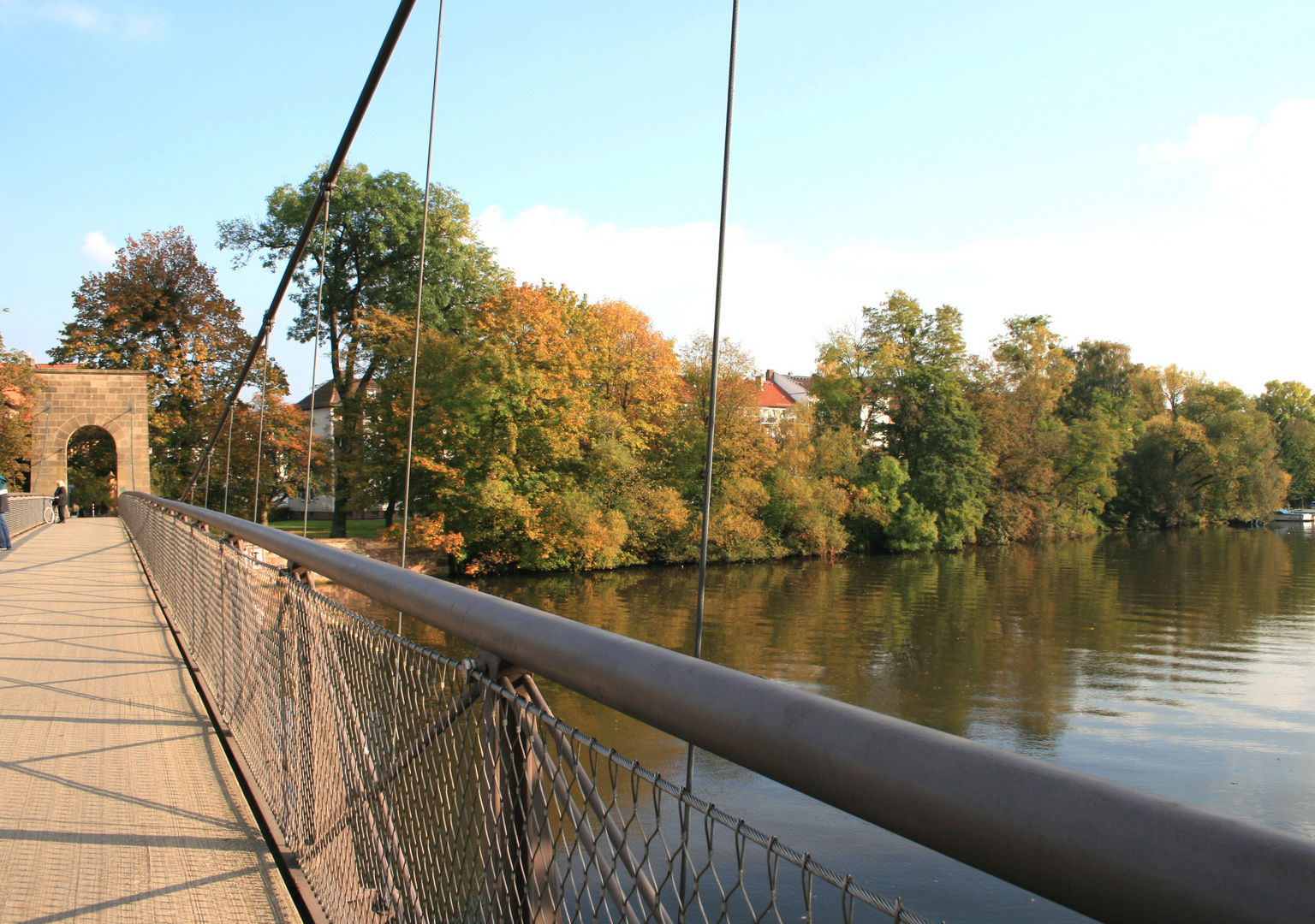 Drahtbrücke in Kassel