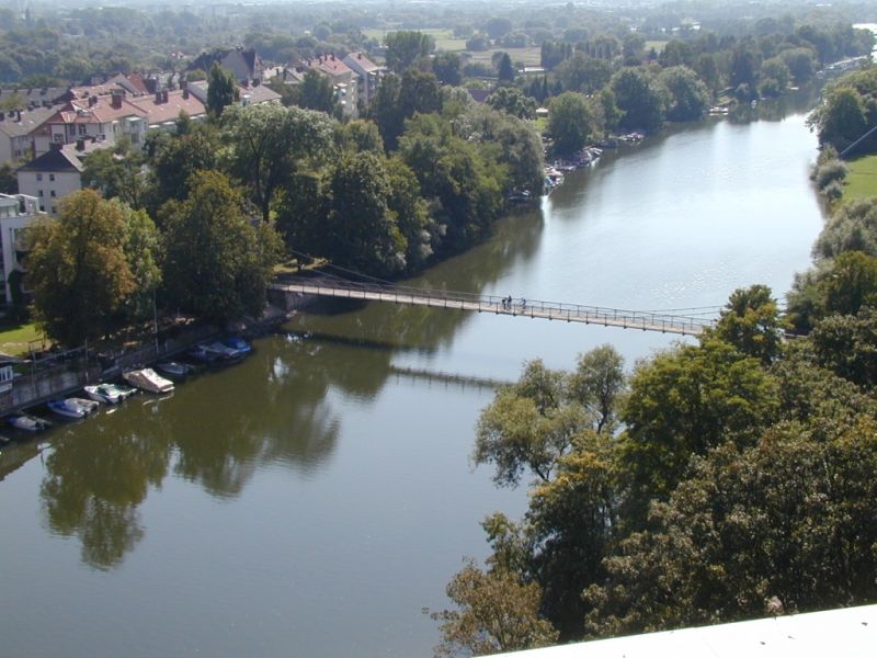 Drahtbrücke in Kassel