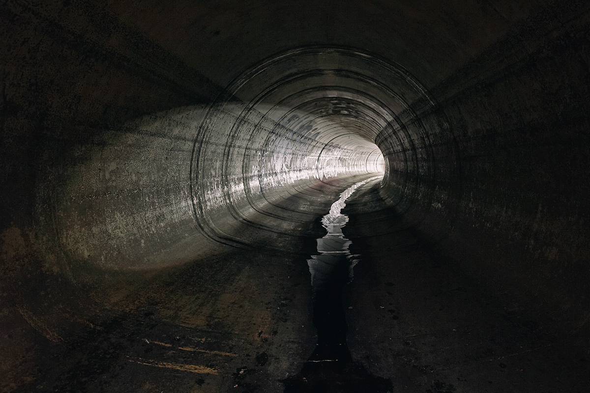 Drain - Abwassertunnel