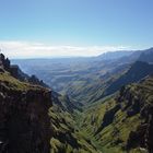 Drakensberg, Northern Traverse - Blick vom Escarpment hinunter nach kwaZulu-Natal