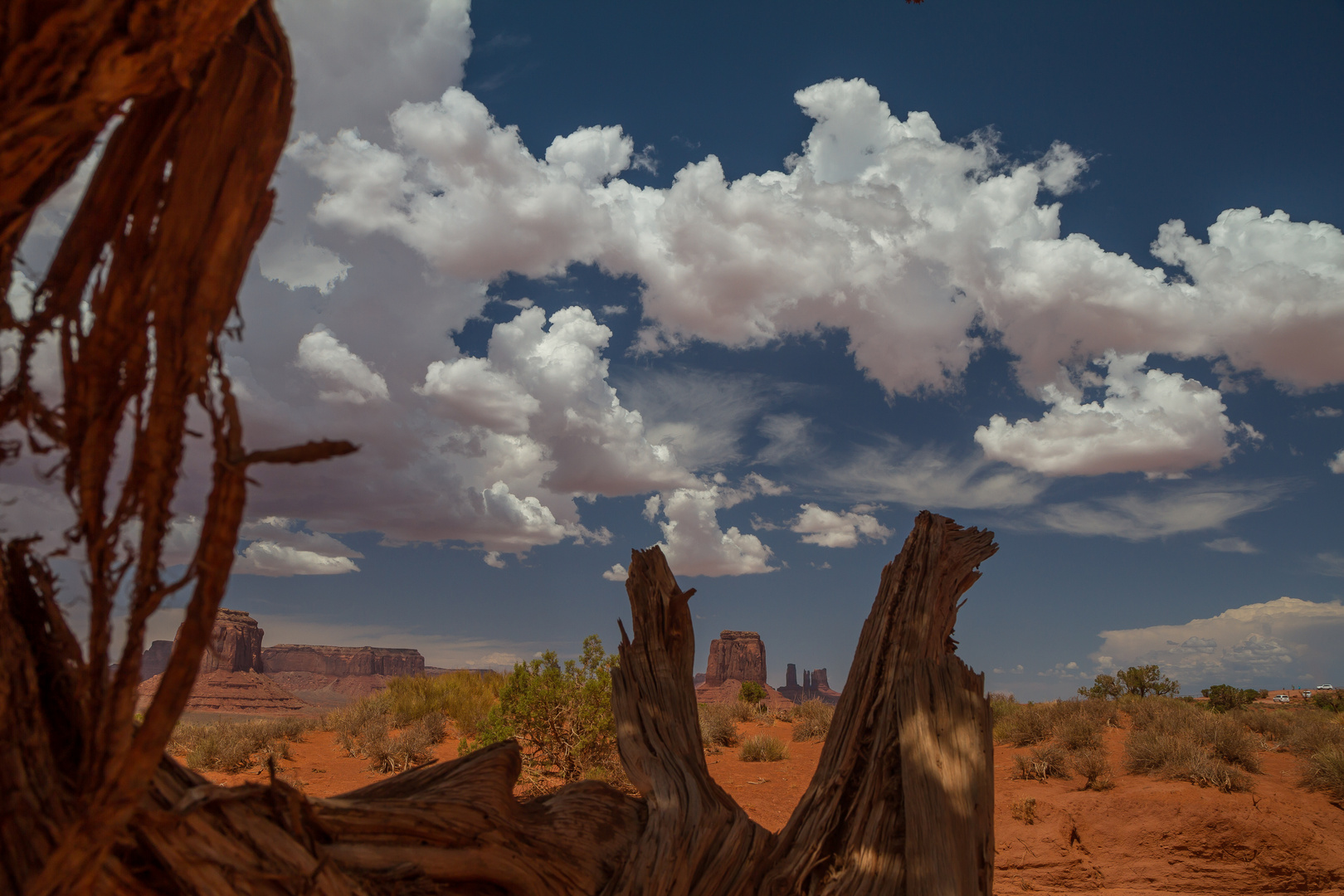 dramatic skies Monument Valley