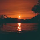 Dramatic Sunset at lago Maggiore