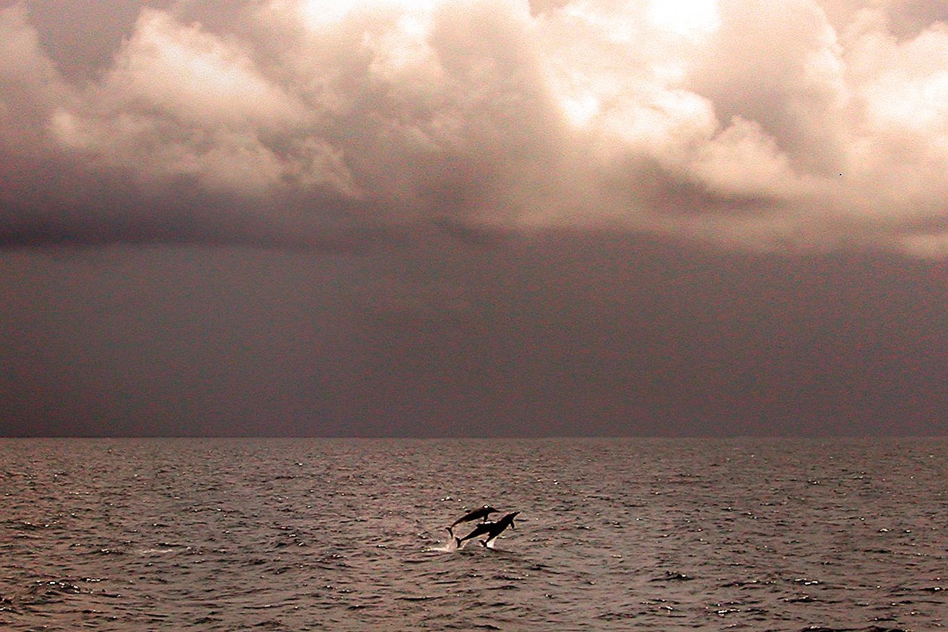 Dramatic weather situations at Andaman Sea