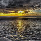 Dramatik aus Wolken und Licht an der Nordsee