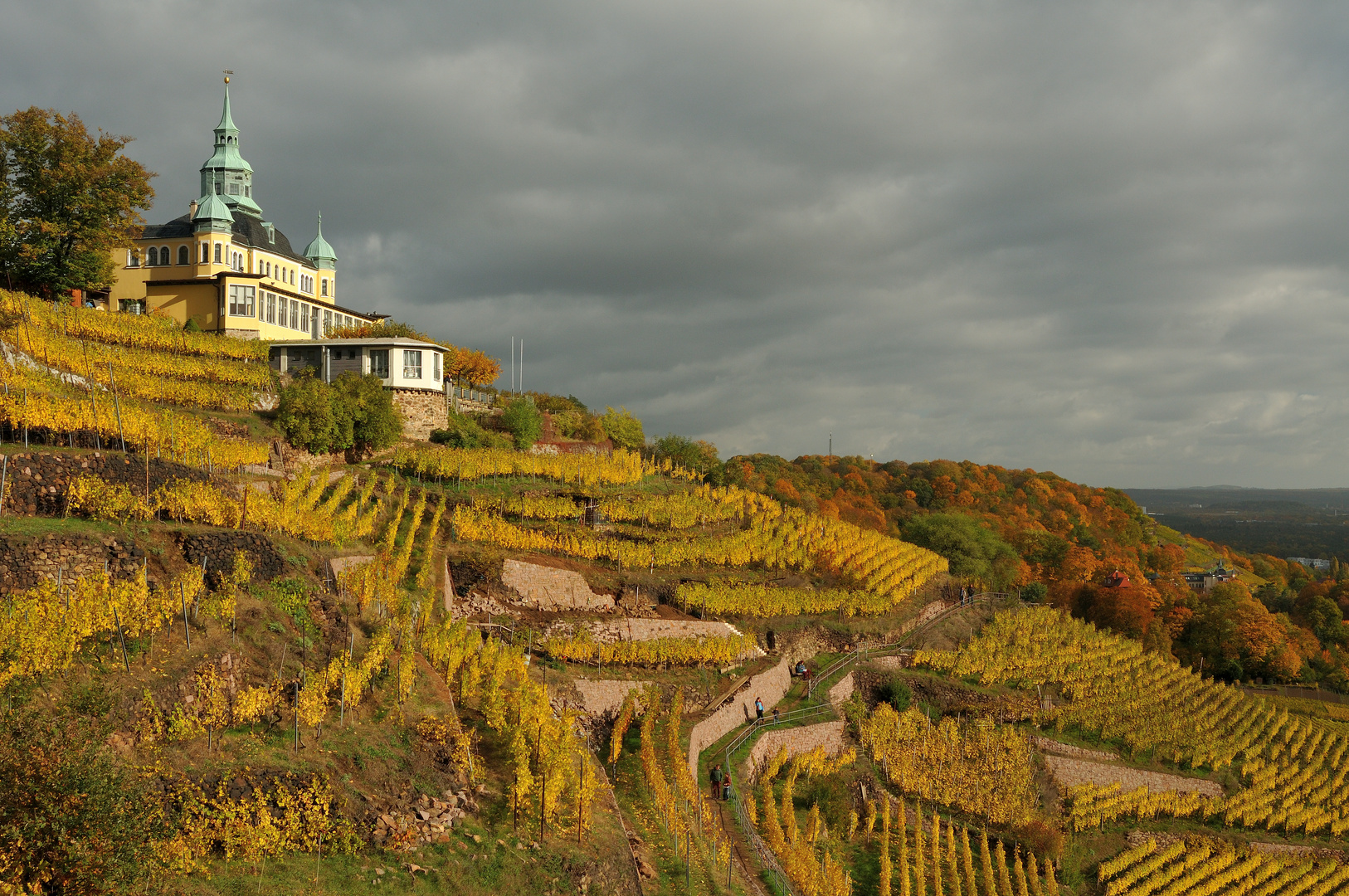 Dramatische Herbststimmung