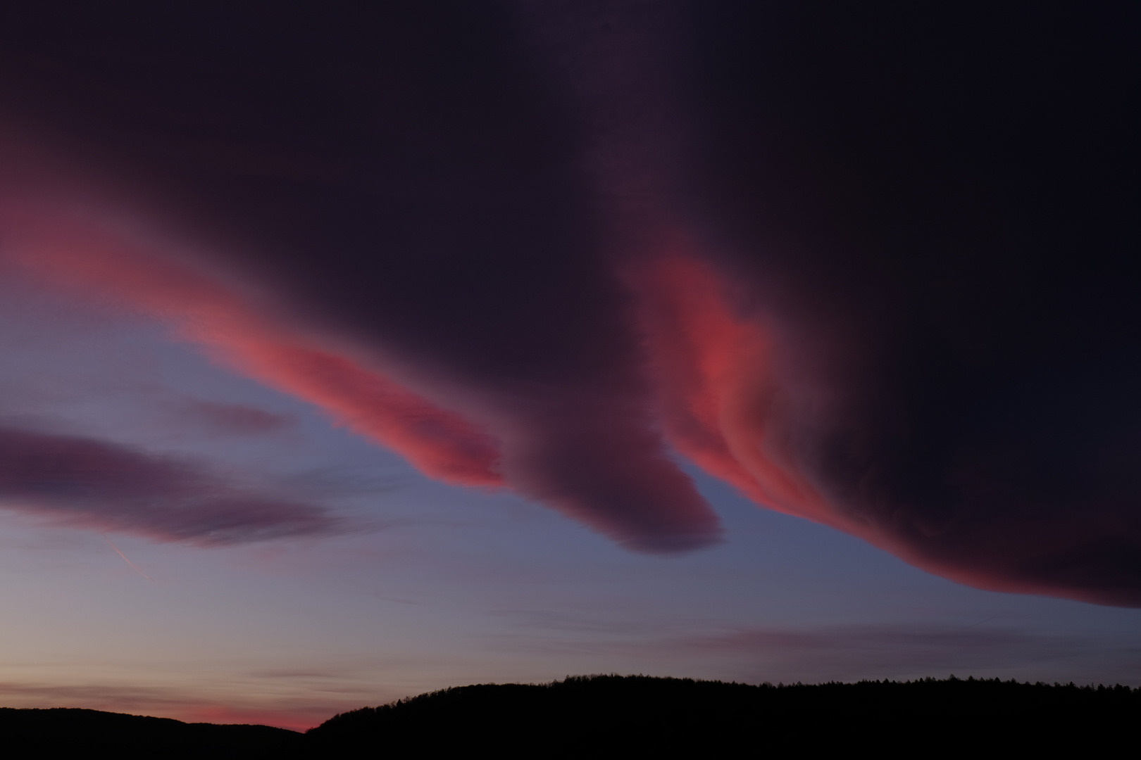 Dramatische Wetterfront