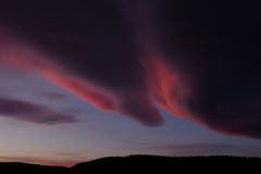 Dramatische Wetterfront