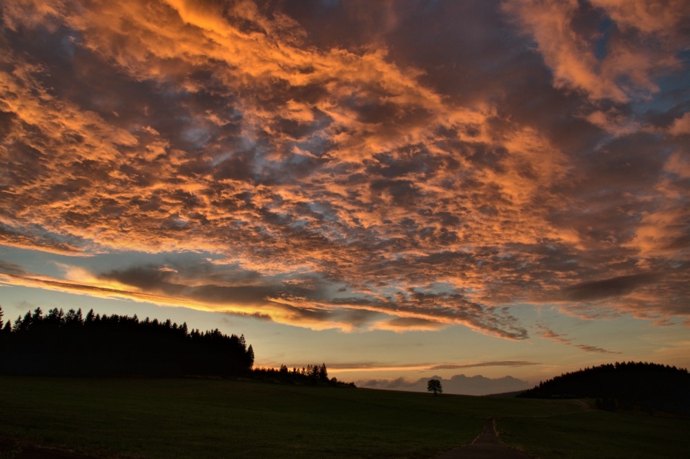 dramatische wolken