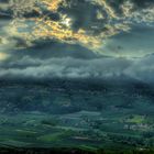 Dramatische Wolken in Südtirol