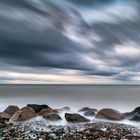 dramatische Wolken über der Ostsee bei Hubertsberg