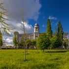 Dramatische Wolkenstimmung am Glaspalast