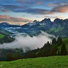 Dramatischer Abend am Jaunpass