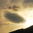 Dramatischer Abendhimmel über dem Staufen