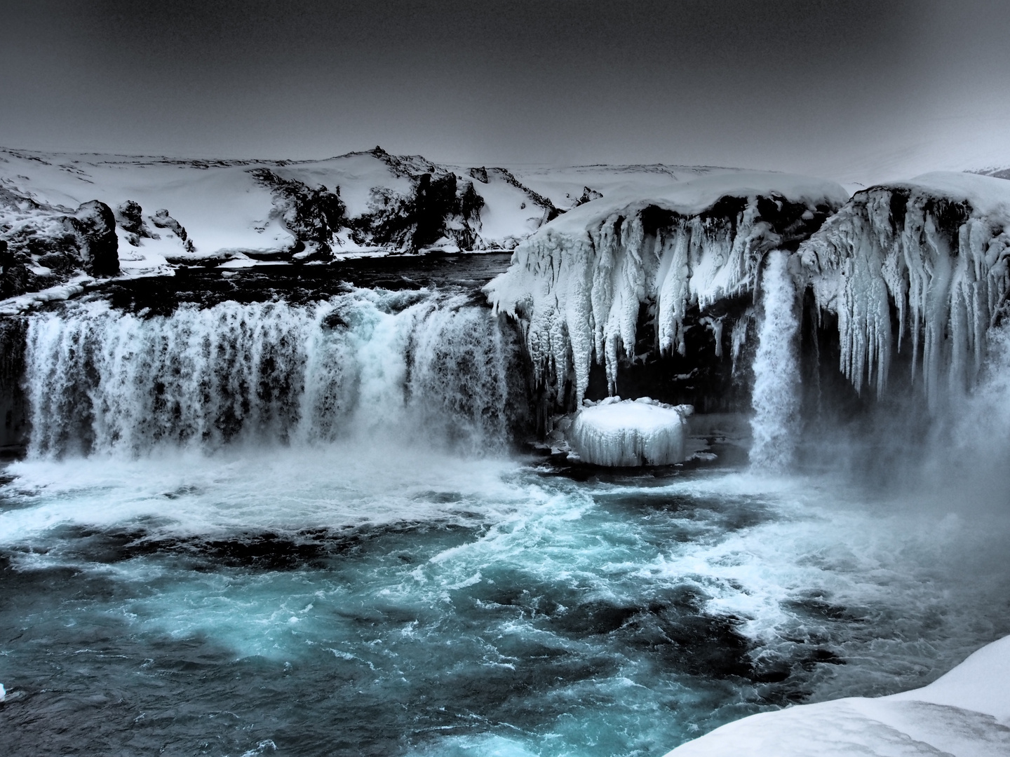 Dramatischer Godafoss