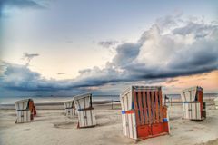 dramatischer Himmel auf Wangerooge