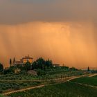 Dramatischer Himmel in der Toskana