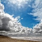 Dramatischer Himmel Nordsee