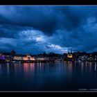 Dramatischer Himmel über Luzern.