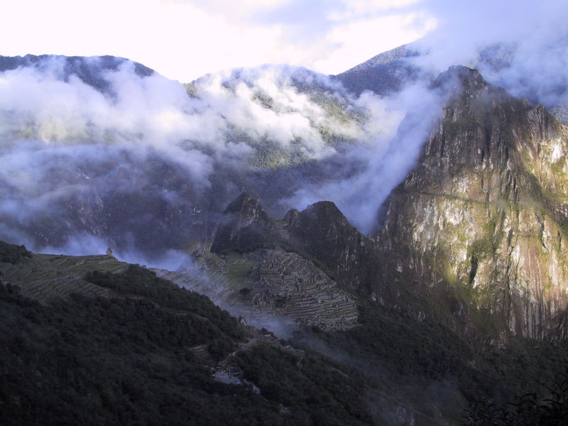 Dramatischer Machu Picchu