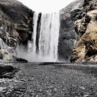 Dramatischer Skogafoss