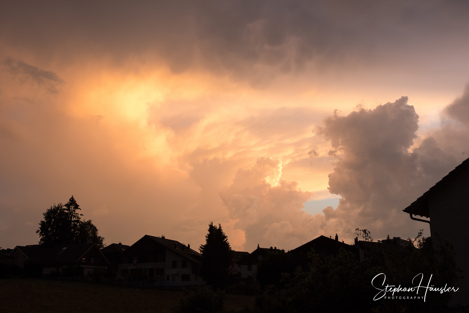 dramatischer Sonnenuntergang