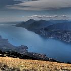 Dramatischer Überblick vom Monte Baldo