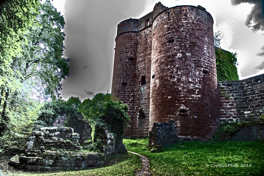 Dramatisches Schloss Neudahn