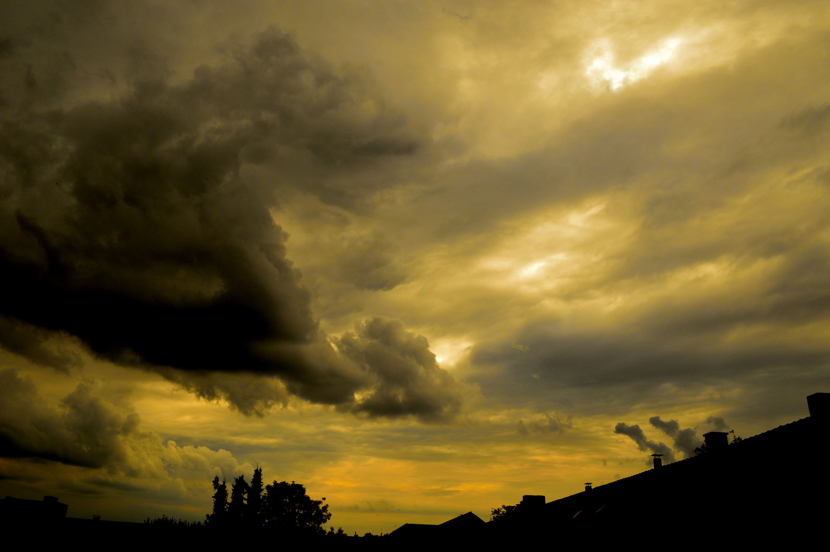 dramatisches Wolkenspiel