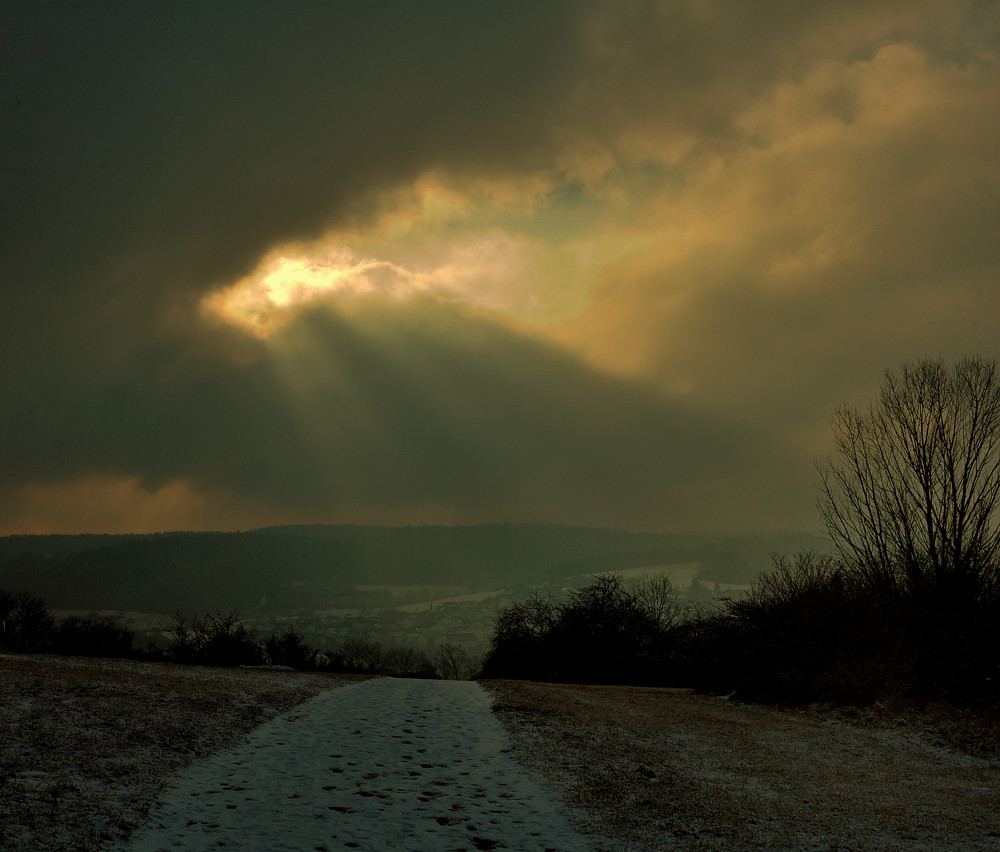 dramatisierter Himmel ....