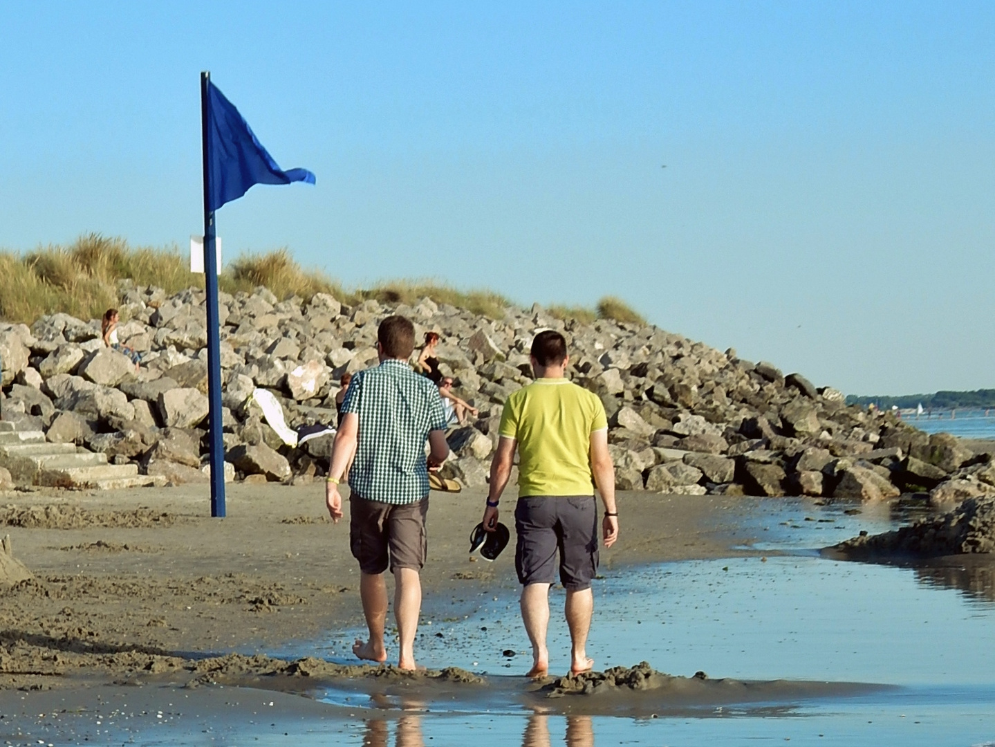 Drapeau bleu à Ste Cécile