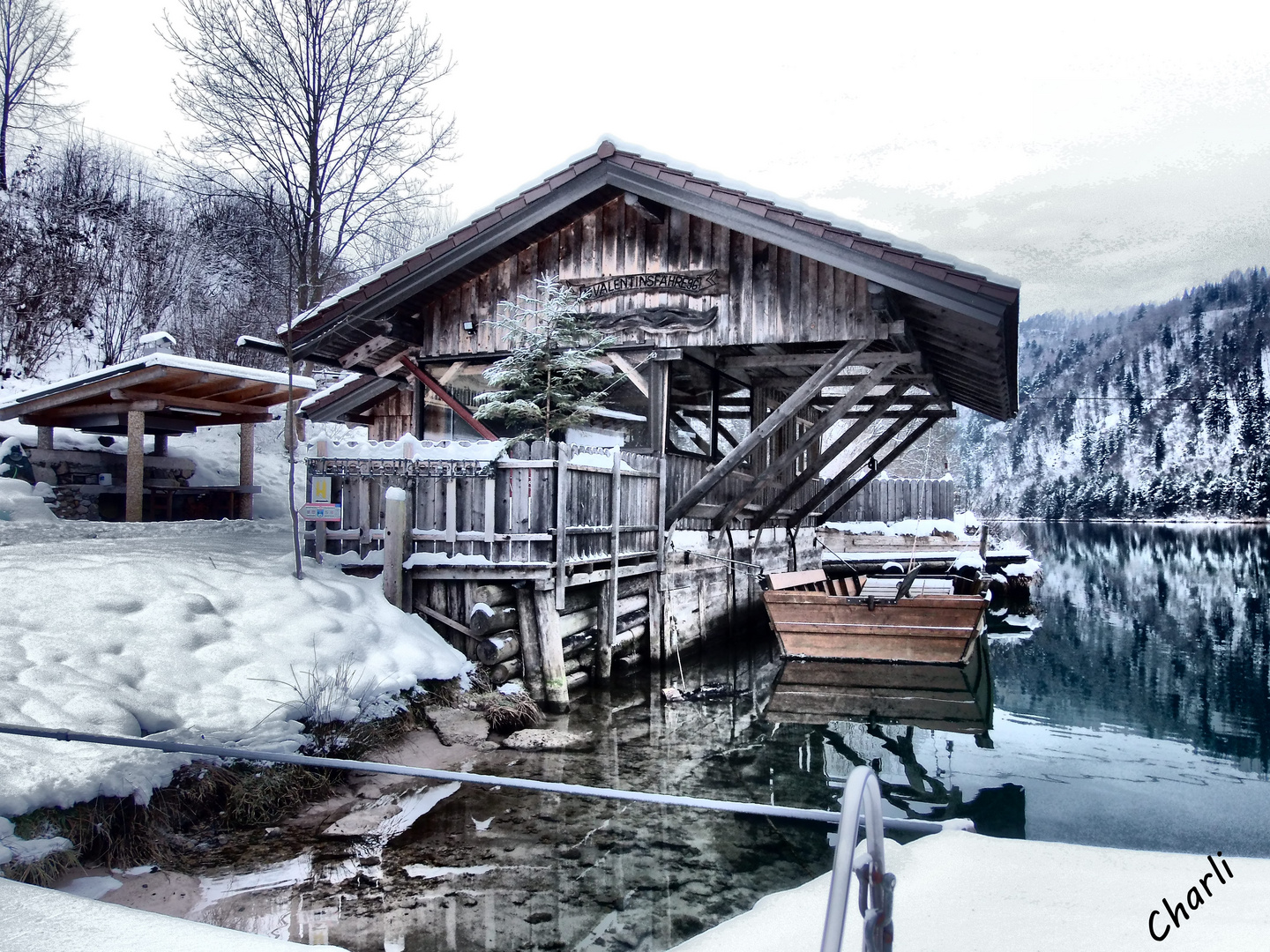 Drau Fähre im Rosental Kärnten Austria