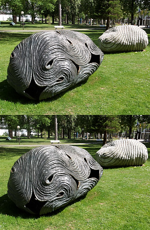 "Dreaming Stone" - Installation von Peter Randall-Page