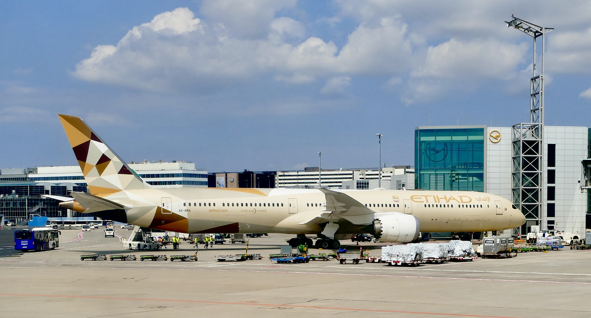 Dreamliner der Etihad Airways