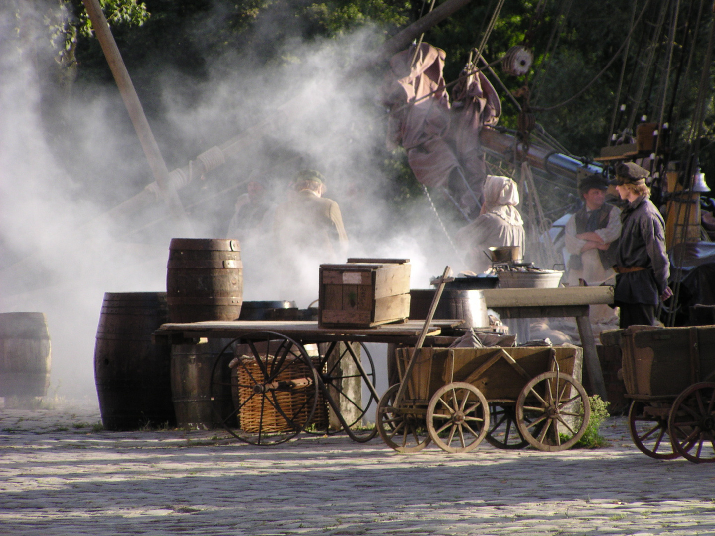 Dreharbeiten zum Film "Die Buddenbrooks"